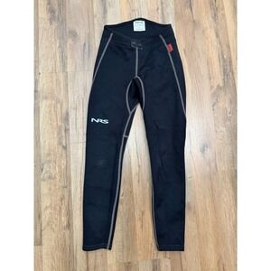 NRS Titanium Neoprene Pants Youth Girls M Black Wetsuit Thermal Kayak Surf